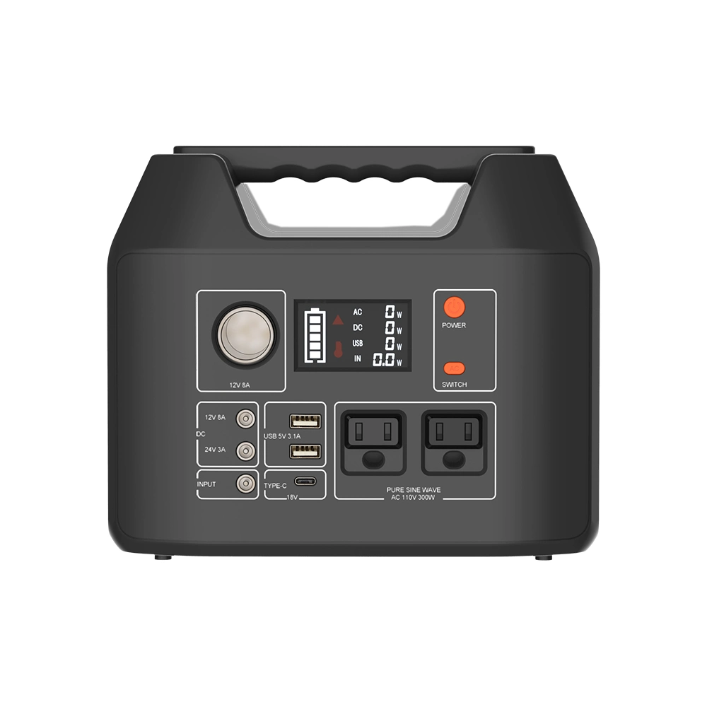 Berkemah di Luar Ruangan 300W Lifepo4 Solar Generator Untuk Peralatan Rumah Tangga 1
